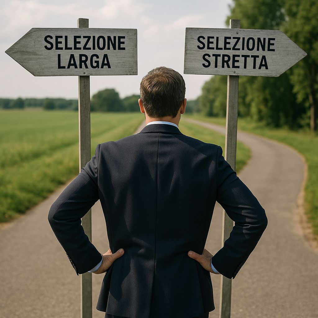 significatività statistica e larghezza della selezione
